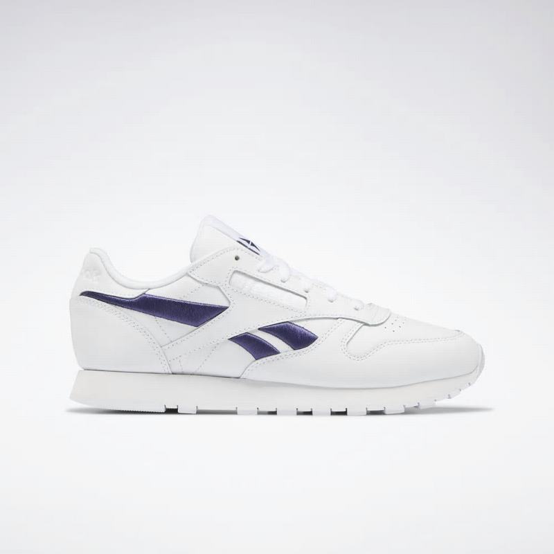 Reebok Classic Leather Tenisky Damske - Biele/Nachový PB4857HT